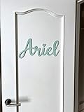 [ PINE & KIDS ] Nombre madera personalizado para decoraciones de pared. Nombre puerta habitación niños. Regalos personalizados