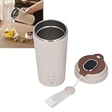 Hervidor Eléctrico Portátil 500 Ml, Caldera de Agua de Viaje de 300W con Batería Recargable de 5000 MAh, Calentador de Botter para Fórmula para Bebés, té y café