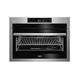 AEG KPE742280M Horno Multifunción, Inox, Compacto, Fabricado en DE