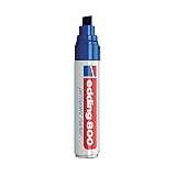 edding 800 marcador permanente - naranja - 1 rotulador - punta biselada 4-12 mm - para marcas llamativas - resistente al agua, secado rápido, indeleble - para cartón, plástico, madera, metal,vidrio