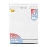 UNIVERSALBLUE Lavavajillas Blanco 60 cm | Lavaplatos Libre Instalación con 5 Programas | Máquina de Lavado con Programa ECO y Lavado Media Carga | Smart Washing | ENVIO + SUBIDA A PLANTA GRATIS