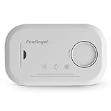 FireAngel FA6813 - Alarma y detector de monóxido de carbono - Sensor de 10 años de vida útil para el hogar con pilas AA - Detector de monóxido de carbono portátil de viaje - Monitor detector de CO con
