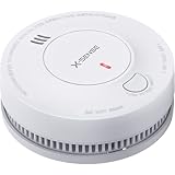 X-Sense Detector de Humo Mejorado batería de 10 años, Alarma de Incendio con Sensor fotoeléctrico, Alarma de Incendio certificada CE y EN 14604, SD19, 1 Pieza