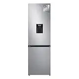 SAMSUNG RB34C632DSA/EF - Frigorífico Combi 185cm - 341L, Clase D, Color Grafito Metalizado - SmartThings AI Energy Mode, Tecnología SpaceMax™, Dispensador de agua, Balda botellero