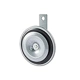 HELLA Bocina - HELLA HEAVY DUTY HORN M26 - 12V - 105dB (A) - Rango de frecuencia: 400Hz - sonido agudo - eléctrico - ECE - Color de carcasa: gris/negro - Conexión de enchufe plano - 3AL 002 952-811