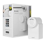 Nuki Smart Lock 3.0 para cilindro de perfil europeo, cerradura de puerta inteligente para acceso sin llave sin necesidad de atornillar ni taladrar, cerradura de puerta electrónica reequipable, color
