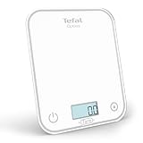 Tefal KS OPTISS White 051_Kitchen Scale, Tempered Glass, Blanca Vidrio