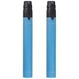 2 Filtro de Agua Potable Portatil, Filtro Agua Personal, Mini Filtro Purificador de Agua 1000L, Filtración Agua Potable, Outdoor Water Filter para Exteriores Camping Senderismo