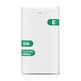 Svan Congelador Vertical Blanco SCV85502E. Capacidad 60 Litros, Puerta Reversible, Bajo nivel Sonoro, Eficiencia Energética Clase E