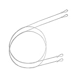 Cable de seguridad OMOTOOL (paquete de 2), 48 pulgadas, cordón de acero inoxidable, candado para equipaje, cable de seguridad para gopro, cámaras de acción
