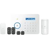 CHUANGO CG-A11 - Kit Sistema de Alarma, Red telefonía, Color Blanco