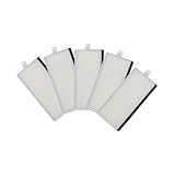 MIRTUX Kit de Filtros para Robot Aspirador Cecotec Conga Series Eternal Laser Pack de 5 - Recambio para Aspirador Conga Xtreme, Vital, Max, Pet y Ultimete - Accesorio de Fácil Mantenimiento