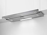 AEG DPB5950M Campana extractora extraíble, 90 cm, 3 velocidades + intensivo, Potencia hasta de 537 m3/h, Nivel de ruido de 63 dB(A), Luces LED, Inox, Clase A