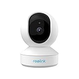 Reolink 4MP Camara Vigilancia WiFi Interior, Detección de Personas/Mascotas, Seguimiento Automático, Cámara IP WiFi 2.4/5GHz, Audio Bidireccional, Visión Nocturna por Infrarrojos, Vigilabebés, E1 Pro