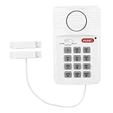 Jingyig Teclado de Seguridad, Sistema de Alarma de Puerta 3 configuraciones Teclado de Seguridad con botón de pánico para Teclado de Alarma de Oficina en casa