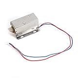 Cerradura de Puerta Electrónica DC 12V Cerradura Eléctrica de Solenoide para Control de Acceso del Cajón del Gabinete