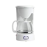 JATA JECA1752 - Cafetera de goteo de 2 a 8 tazas. Jarra de cristal de 750 ml con tapa. Sistema antigoteo. Filtro permanente. Desconexión automática. Ahorro energético. 650 W de potencia
