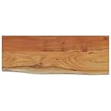 vidaXL Estante Pared Rectangular Madera Acacia Borde Vivo 70x30x2,5 cm