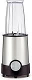 BELLA Batidora Rocket de tamaño personal, perfecta para batidos, smoothies y bebidas saludables, fácil a la hora de triturar y picar, base de 285 vatios de potencia, 12 piezas, acero inoxidable/negro