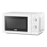 Svan Microondas 19 Litros Básico Blanco SMW19700. 700W, 5 Niveles de Potencia, Modo Descongelación, Revestimiento Interior, Fácil Limpieza, Temporizador 30min.