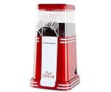 Orbegozo PA 4350 - Palomitero vintage, cocina sana sin aceite, palomitas en 3 minutos, fácil de usar, 1200 W