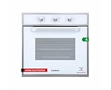 Corbero - Horno Multifunción 65L | CCHM703W | Cristal Blanco Perfil Inox | 8 Programas | Limpieza Hidrólisis | Luz Interior | Puerta Doble Cristal | 3000W Potencia | Eficiencia Energética A, Blanco