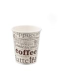 TELEVASO Vaso de cartón para café Vending - Desechables y reciclables - Ideal para Bebidas Calientes como café, té, Leche, infusiones (,Vaso 120 ml 4 oz (1000 uds))