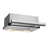 Teka TL1 52 - Campana Extensible, Motor de Doble Turbina, Campana de 50cm, 2 Velocidades, Iluminación LED, Mandos Mecánicos, Color Acero Inoxidable Anti Huella