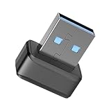 Escáner de huellas digitales USB | Clave de seguridad biométrica para acceso rápido: sensor de identificación táctil de 360 ​​°, dongle de inicio de sesión seguro para PC y computadora portátil, dispo