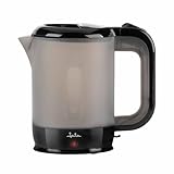 JATA JEHA1240 - Hervidor Agua Electrico. Capacidad 0.5 L. 9'00 W. Máxima rapidez. Libre de BPA. Fácil Limpieza. Tapa Abatible. Visor de Nivel de Agua