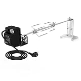 onlyfire BRK-6101 Asador Giratorio para Barbacoas,Universal,para La Mayoría de Las Parrillas de Gas,Accesorios de Cocina para Barbacoas