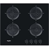 WHIRLPOOL Encimera de gas AKT616NB, color negro