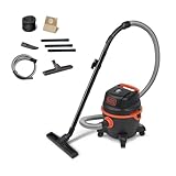 Black+Decker Aspirador Multiuso BXVC15PE de sólidos y líquidos (1200 W, 15 l)