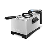 Taurus 973953 Professional 3 Plus Freidora para freír con tapa, 2100 W, Acero Inoxidable, 3 kg