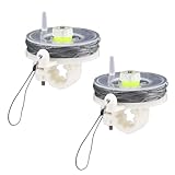2 Unidades Cable Trampa de Kevlar en Carrete Reutilizable, Dispositivo de Alarma de Cable Trampa 25,9m Cable Trampa Cordón para Alarma de Disparo Perimetral para Acampar Supervivencia