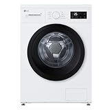 LG F4NA10S8NWK Lavadora Slim 8 kg Carga frontal Serie A1 Clase A 1400 revoluciones Programa Higiene con Vapor Parte Superior Desmontable Independiente Diseño Simple Blanco