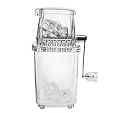 Máquina De Hielo Triturado, Picadora De Hielo para Cócteles, Trituradora De Hielo, Trituradora De Hielo Y Máquina De Hielo Triturado Manual, Máquina De Hielo Granizado BPA para Bar, Cocina, Cócteles