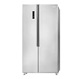 WONDER WDFA03186X Frigorífico Americano 2 Puertas Inox. No Frost y Multi Air Flow. Bajo nivel Sonoro. A+/F