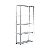 7H SEVEN HOUSE Estantería Modular Metálica SteelSmart con 5 Baldas 200kg 180x30x70cm 7house
