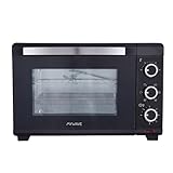 My Wave - Horno de Sobremesa - Capacidad para 25 L - Horno Eléctrico con Potencia de 1600W - Ideal para Gratinar, Asar y Tostar - Control de Temperatura y Temporizador Hasta 60 Minutos