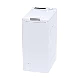 Candy Smart CSTG 28TMV5/1-S Lavadora Carga Superior 8 KG, 1200 RPM, Tecnología NFC, Asistente de Voz, 17 Ciclos, Inverter, Apertura Gentle Opening, Inicio Diferido 24H, Detector de KG, 77 DB, Blanco
