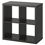 Ikea KALLAX - Estantería (77 x 77 cm), Color Negro