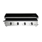 BIGHORN Plancha Grill - Barbacoa de gas – Tabletop – Portátil – 4 Quemadores