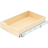 Knape & Vogt RS-WMUB-14-4-AS 12,7 cm de alto x 37,8 cm de ancho, 55,8 cm de profundidad, cajón de madera con cierre suave