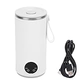 Hervidor eléctrico de Viaje, inalámbrico, 6000 mAh, Recargable, portátil, Mini hervidor de Camping de 400 ml, hervidor eléctrico de Acero Inoxidable, 4 Engranajes, hervidor de Agua Caliente de Viaje
