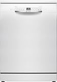 Bosch - Lavavajillas Libre Instalación, 60 cm, 13 servicios, Serie 2, Home Connect, Motor EcoSilence, Blanco, SMS2HTW02E