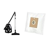 Amazon Basics - Aspiradora de suelo con bolsa, 1,5L, clasificación energética A, motor de alta eficiencia & Bolsas para aspiradora G51 con control de olor, para Miele - Pack de 4