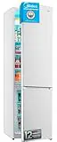 Midea Frigorífico Combi No Frost 55 cm ancho x 180 cm Blanco - Nevera libre instalación 199 L + 71 L Congelador - Refrigerador de bajo consumo con congelador vertical | Color Blanco