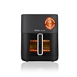 Ufesa Parrot, Freidora Aire con Vapor, Doble Resistencia, 6 L, 1800 W, 10 Programas Preestablecidos, Ventana y Luz Interior, Libre de BPA