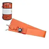 Calentador tanque gas licuado petróleo con termostato, cinta calefactora tambor metal de caucho silicona, control de temperatura con perilla, temperatura ajustable de 30 a 150 °(100L(26.5gal)/47.2*9.8